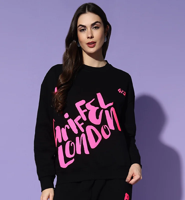 Midnight Sale GRIFFEL Round Neck Oversized Sweatshirt
