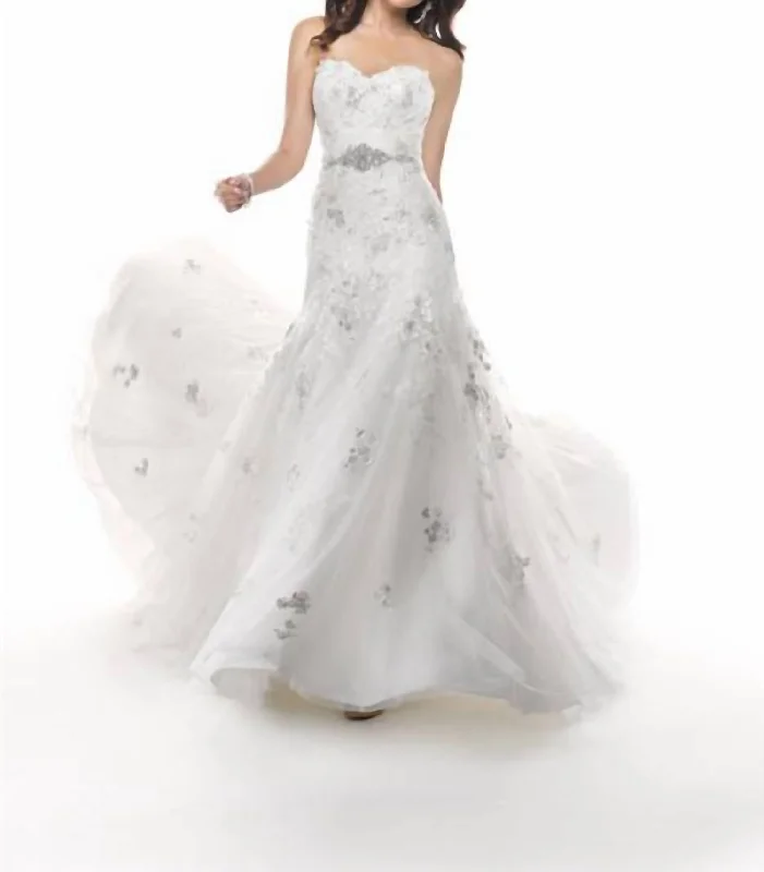 Deal Frenzy Delores Wedding Gown In Ivory