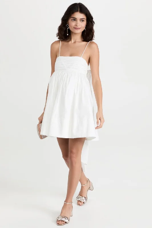 Amazing Deals Adorable Charm Bow Back Mini Dress
