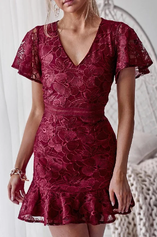 Savings Spectacular Alexia Dress - Red (Final Sale)