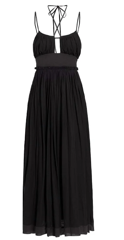Price Blitz Women's Freya Adjustable Straps Cut-Out Dress In Noir