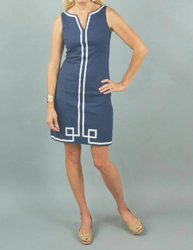 Special Promotion Vesper Dress In Navy Blue