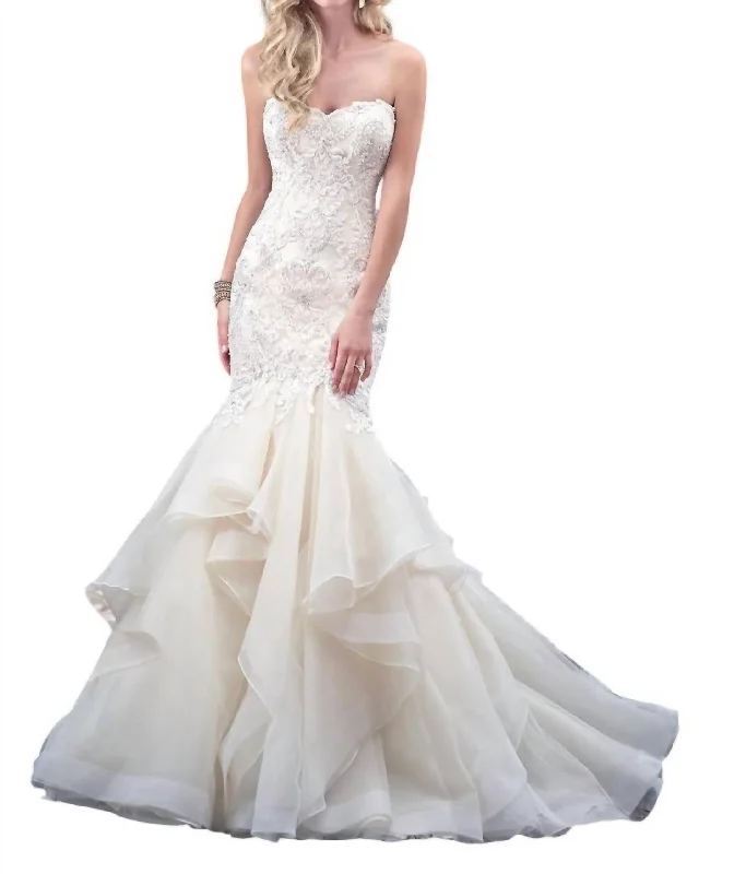 Don't Wait Malina Wedding Dress In Light Gold