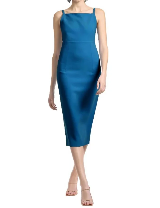 Closeout Sale Carolina Dress In Moroccan Blue