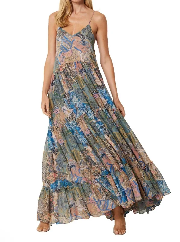 Savings Alert Kali Dress In Patchwork Batik