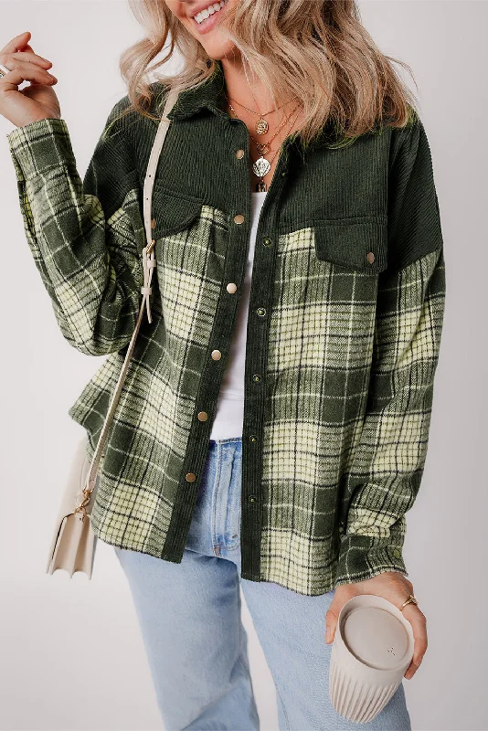 Savings Bonanza Multi-Colored Plaid Jacket