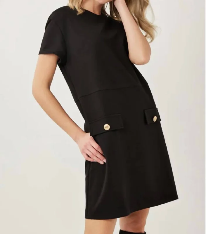 Instant Discount Dress In Black