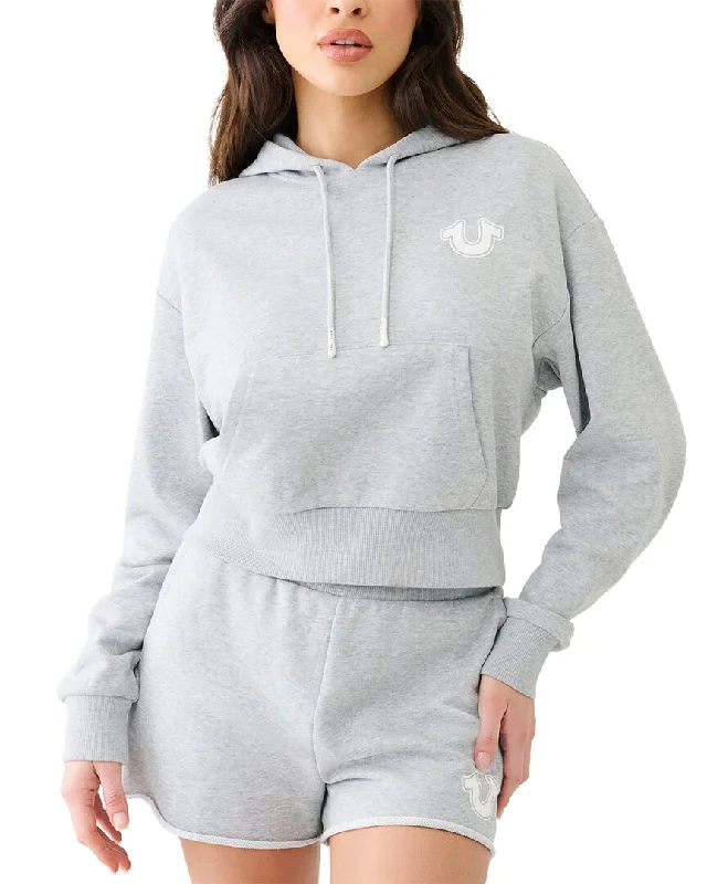 Limited Time Discount True Religion Distressed Pullover Hoodie