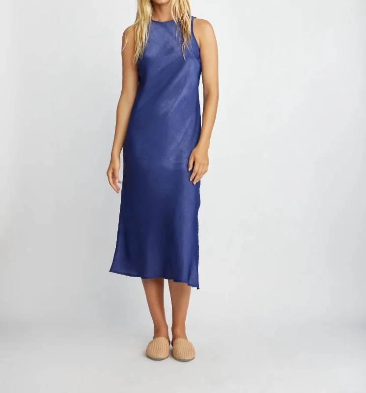 Price Drop Alert Frida Slip Dress In Navy