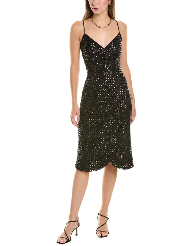 Lowest Price Nanette Nanette Lepore Sequin Faux Wrap Dress
