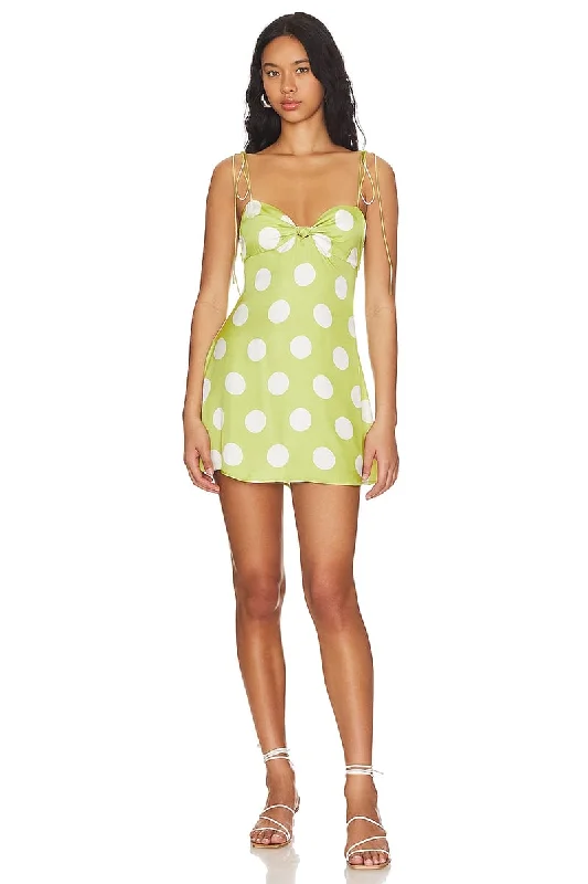 Discount Mania Forever Darling Polka Dot Mini Dress