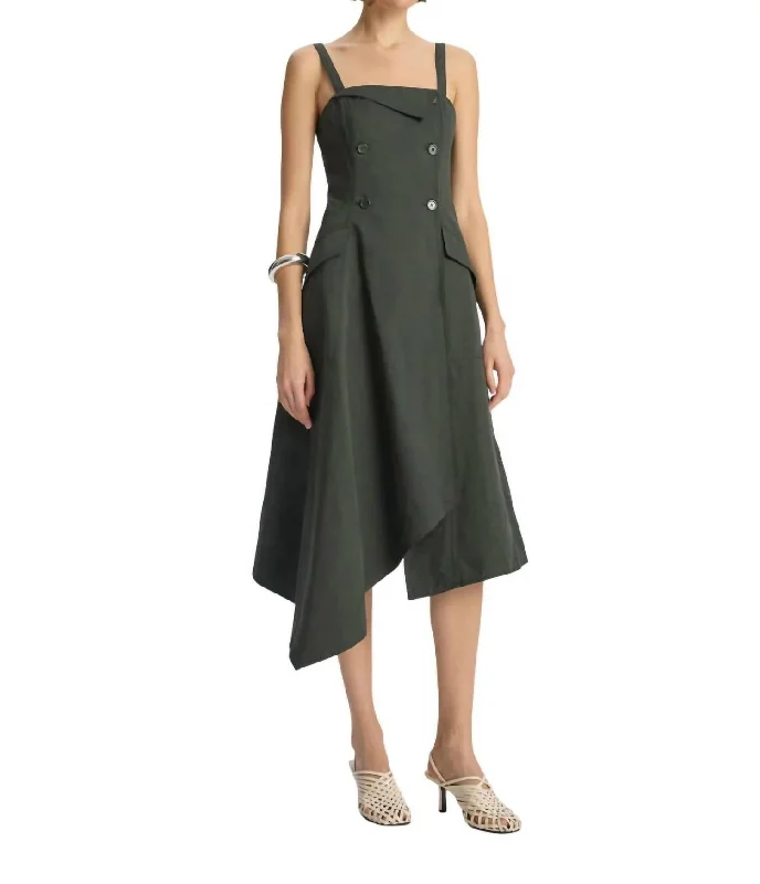 Special Price Scarlett Midi Dress In Mossy