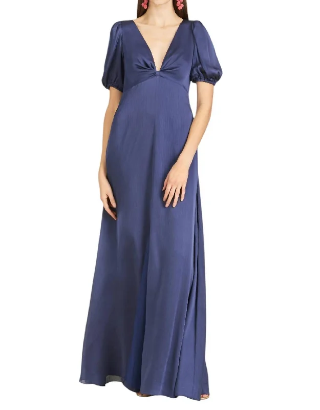 Special Price Alli Gown In Deep Cobalt