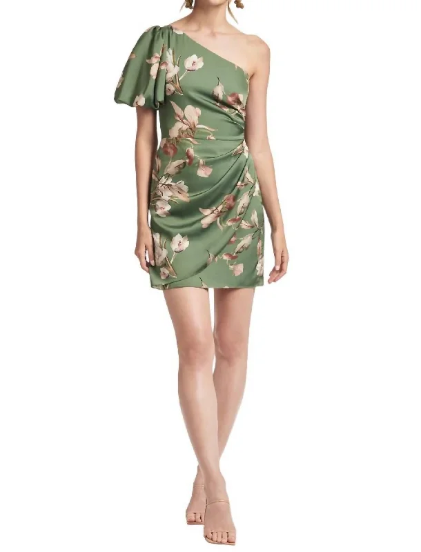 Great Deals Amelia Dress In Olive Venetia Petals